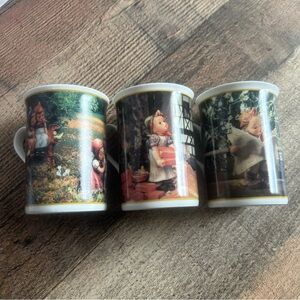 Hummel Collector Month Mugs Set of 3. Danbury Mint
